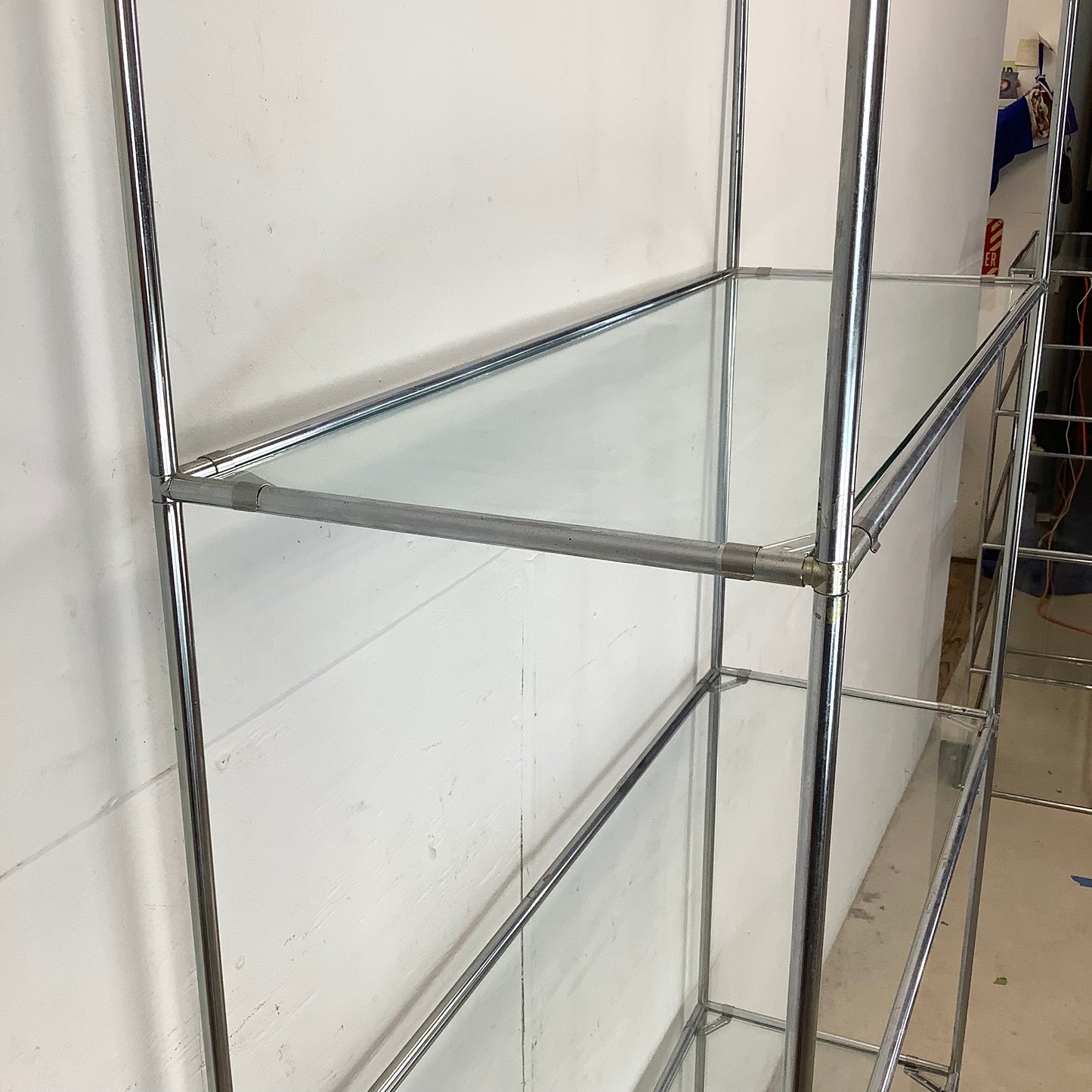 Tall Vintage Modern Etagere