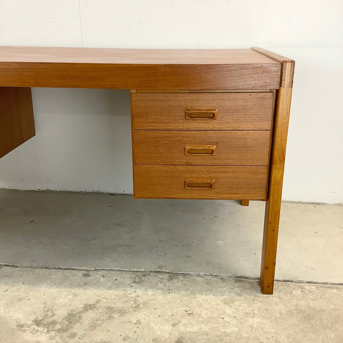 Scandinavian Modern Teak Office Desk