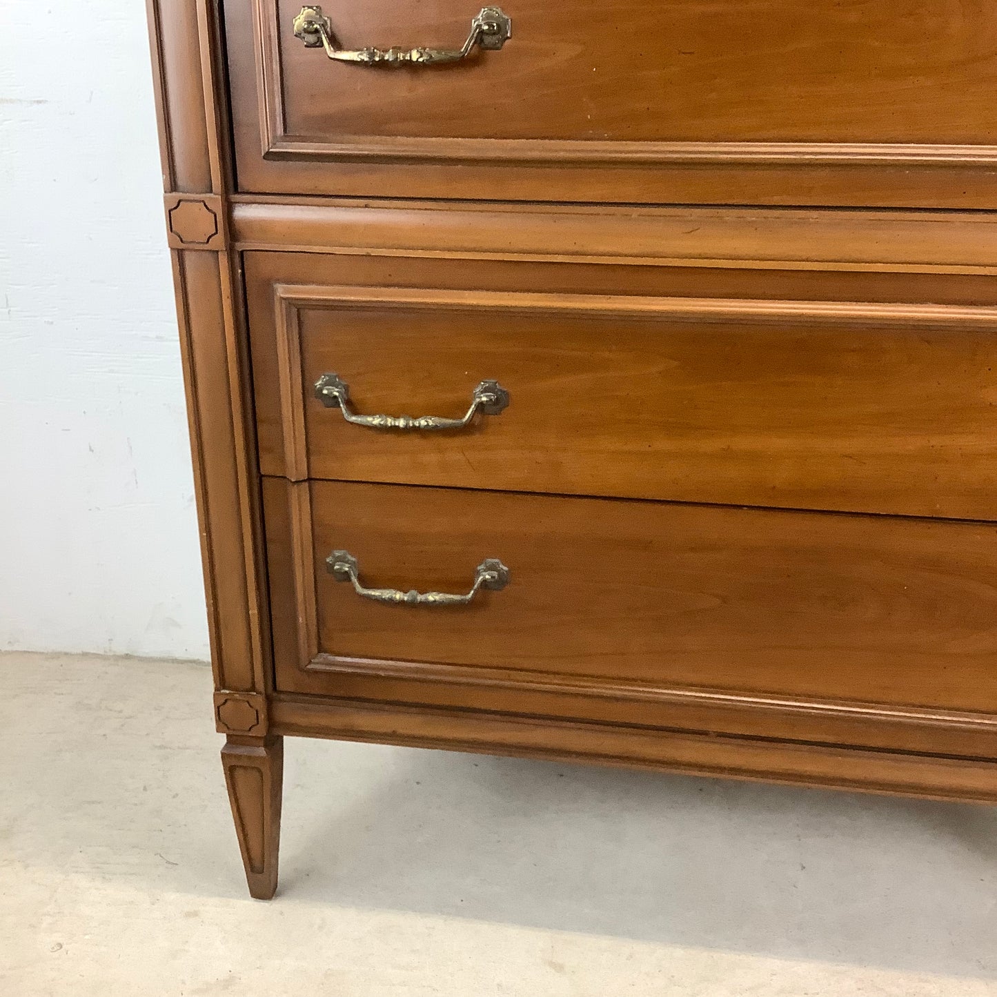 Neoclassical Walnut Chest of Drawers