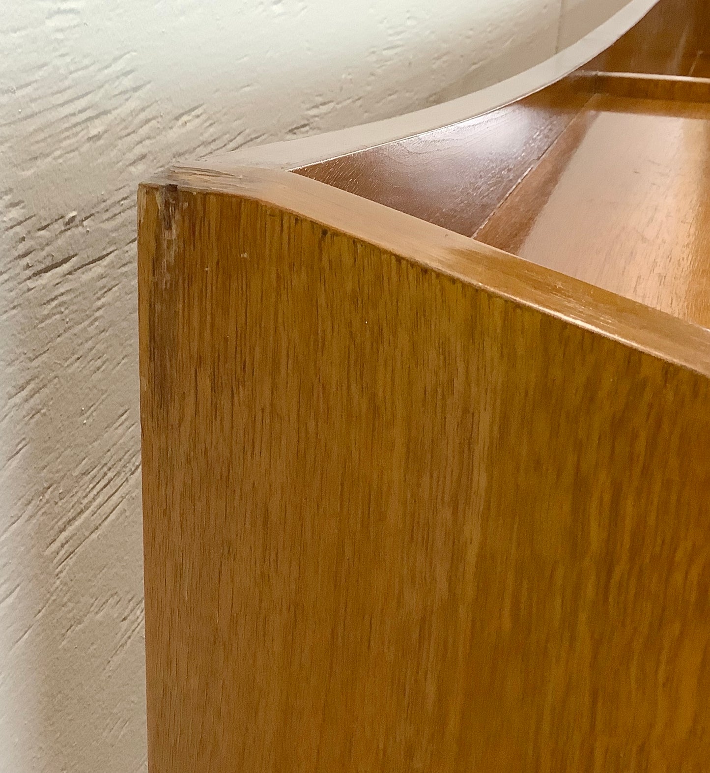 Mid-Century Modern Headboard With Built-In Nightstands