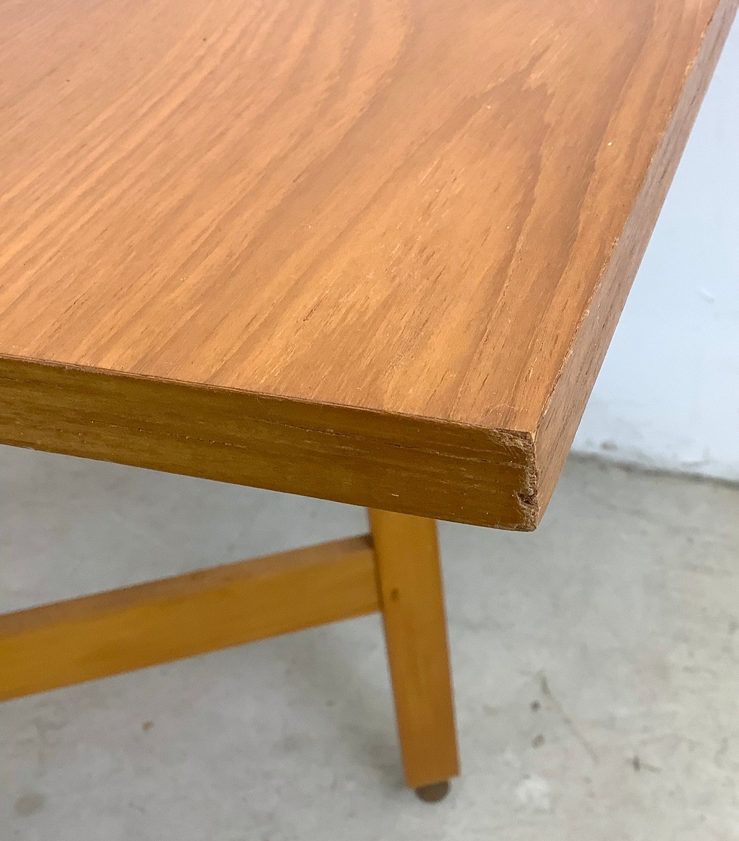 Petite Danish Modern Drop Leaf Teak Dining Table