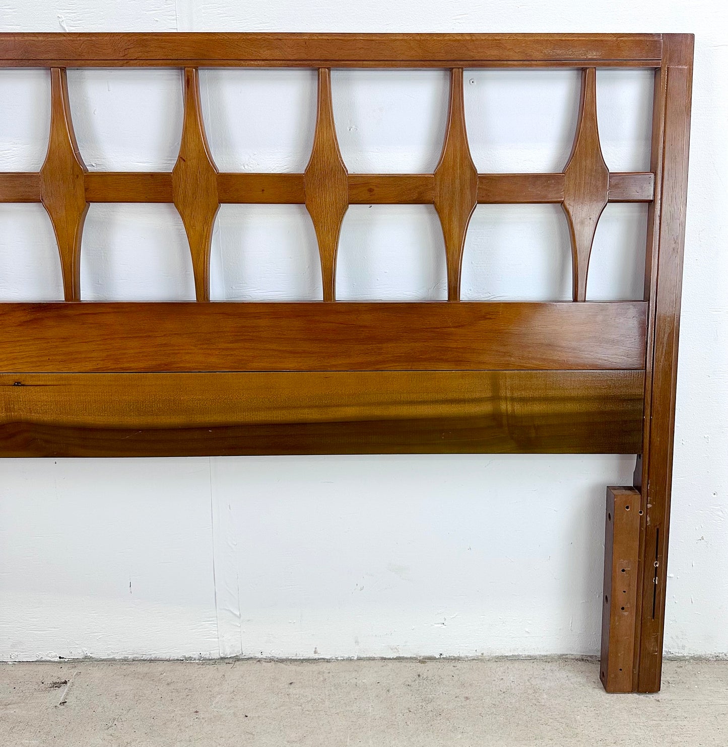 Full Size Mid-Century Headboard