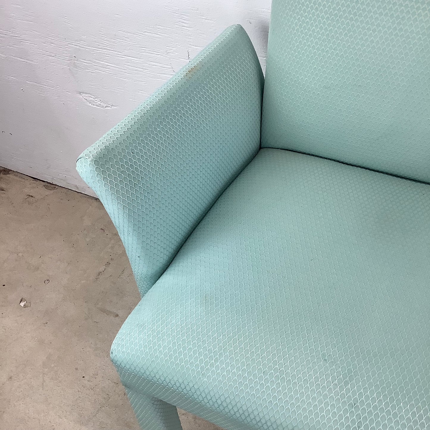 Sculptural Upholstered Armchairs – Vintage Pair