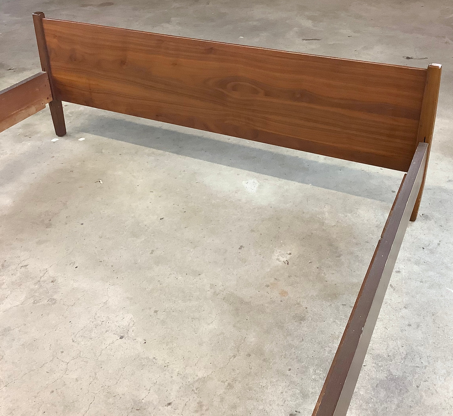 Mid-Century Full Size Bed Frame by Kipp Stewart for Drexel
