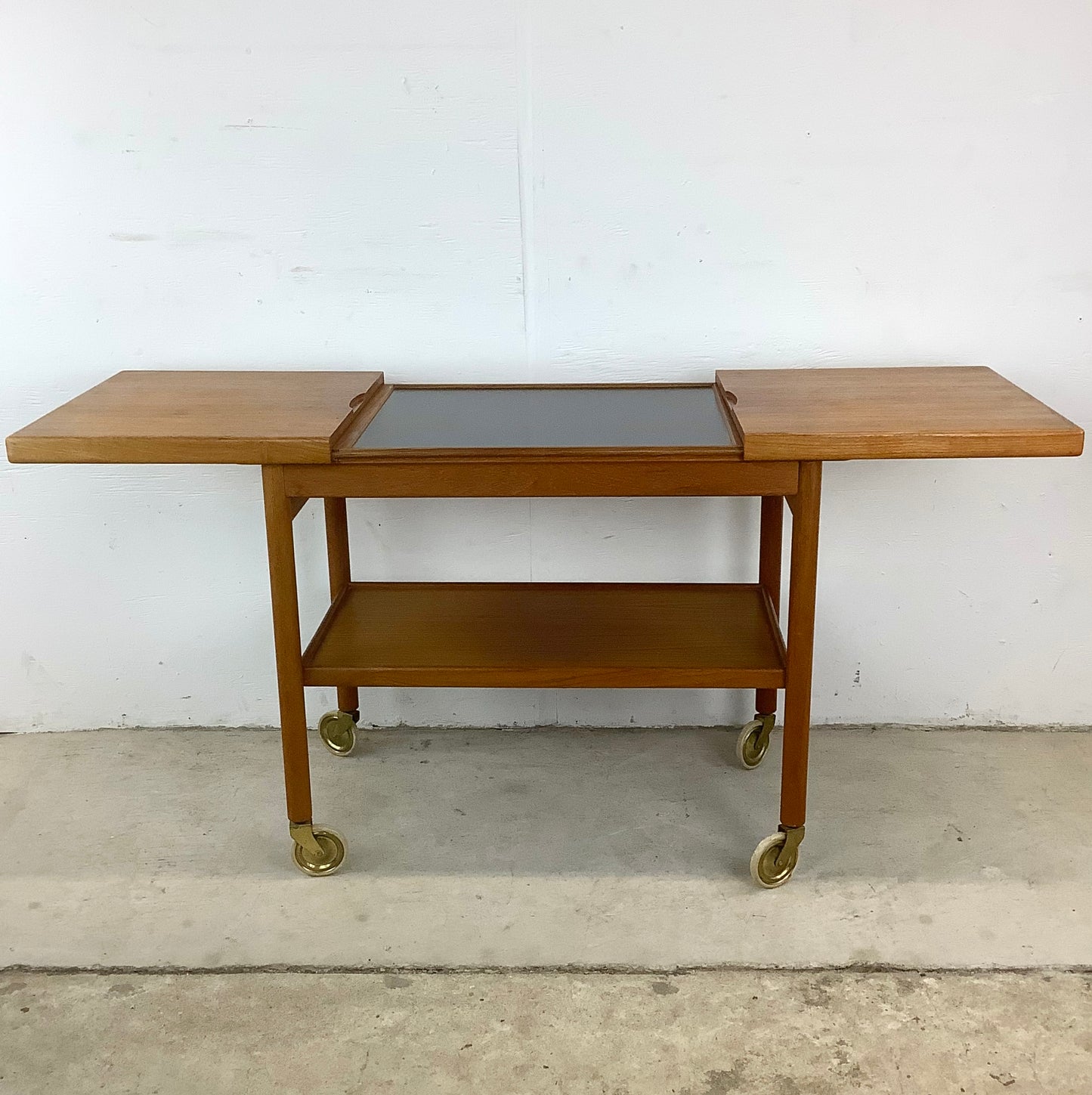 Mid-Century Teak Bar Cart by Kurt Østervig