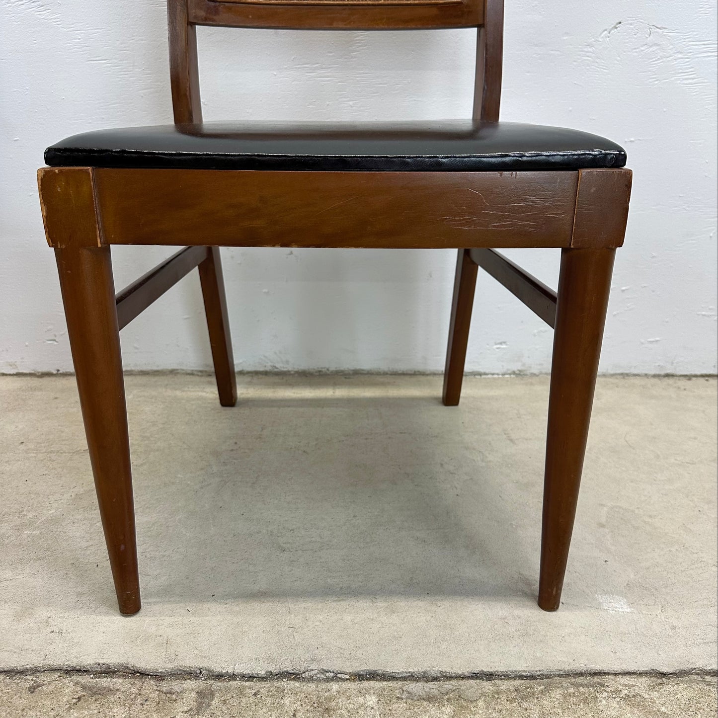 Mid-Century Cane Back Dining Chairs after Jens Risom
