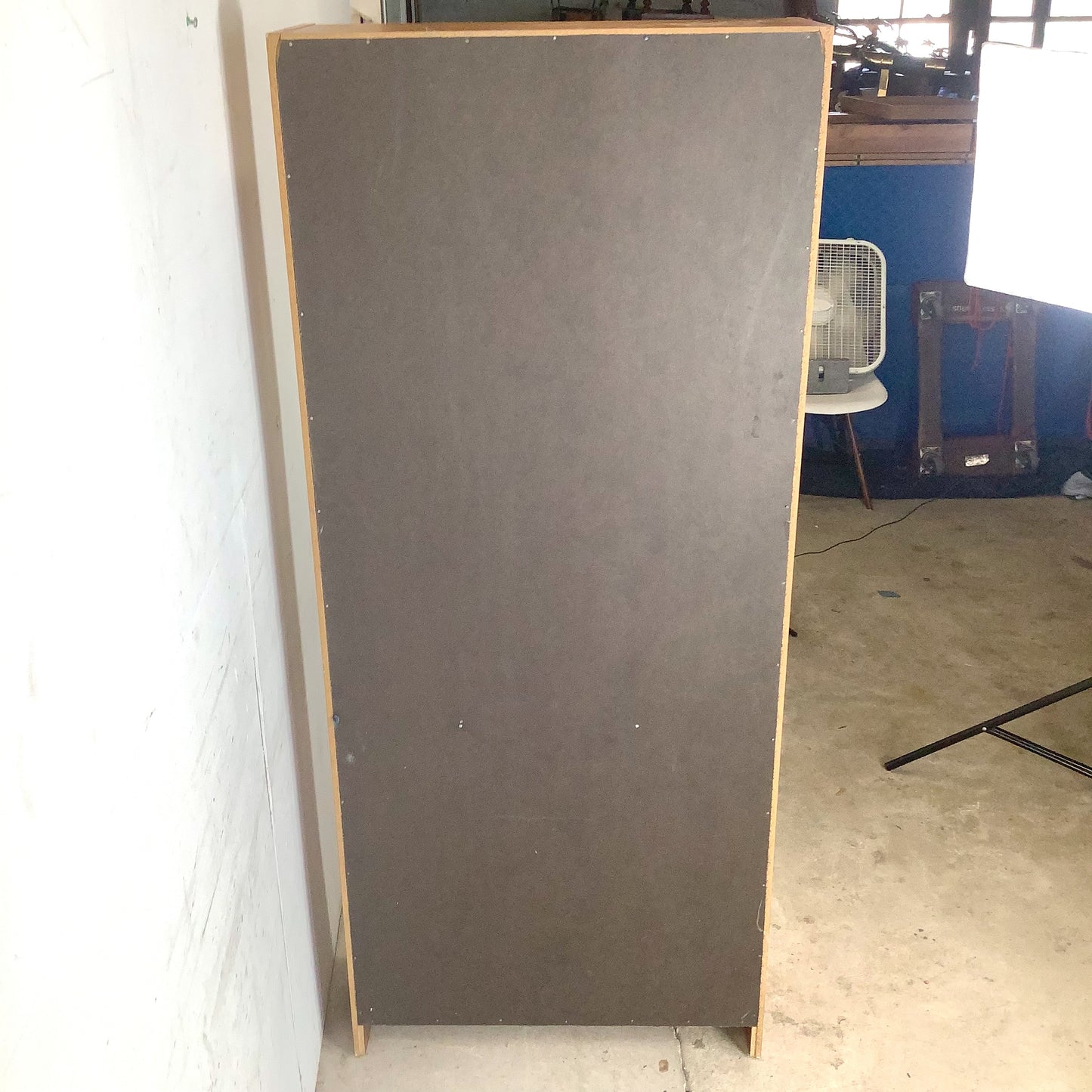 Vintage Scandinavian Modern Teak Open Bookcase