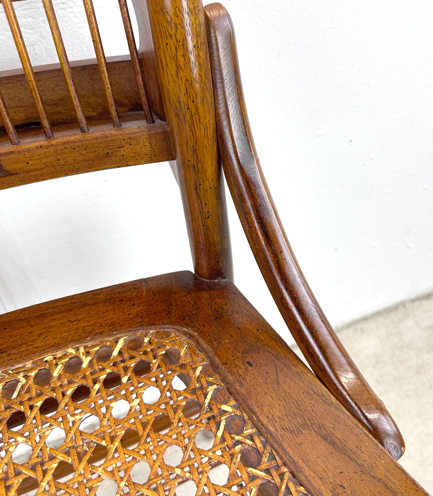 Vintage Cane Seat Dining Chair