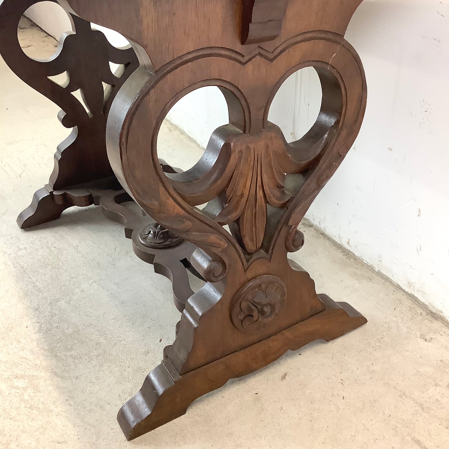 Small Antique Coffee Table With marble top