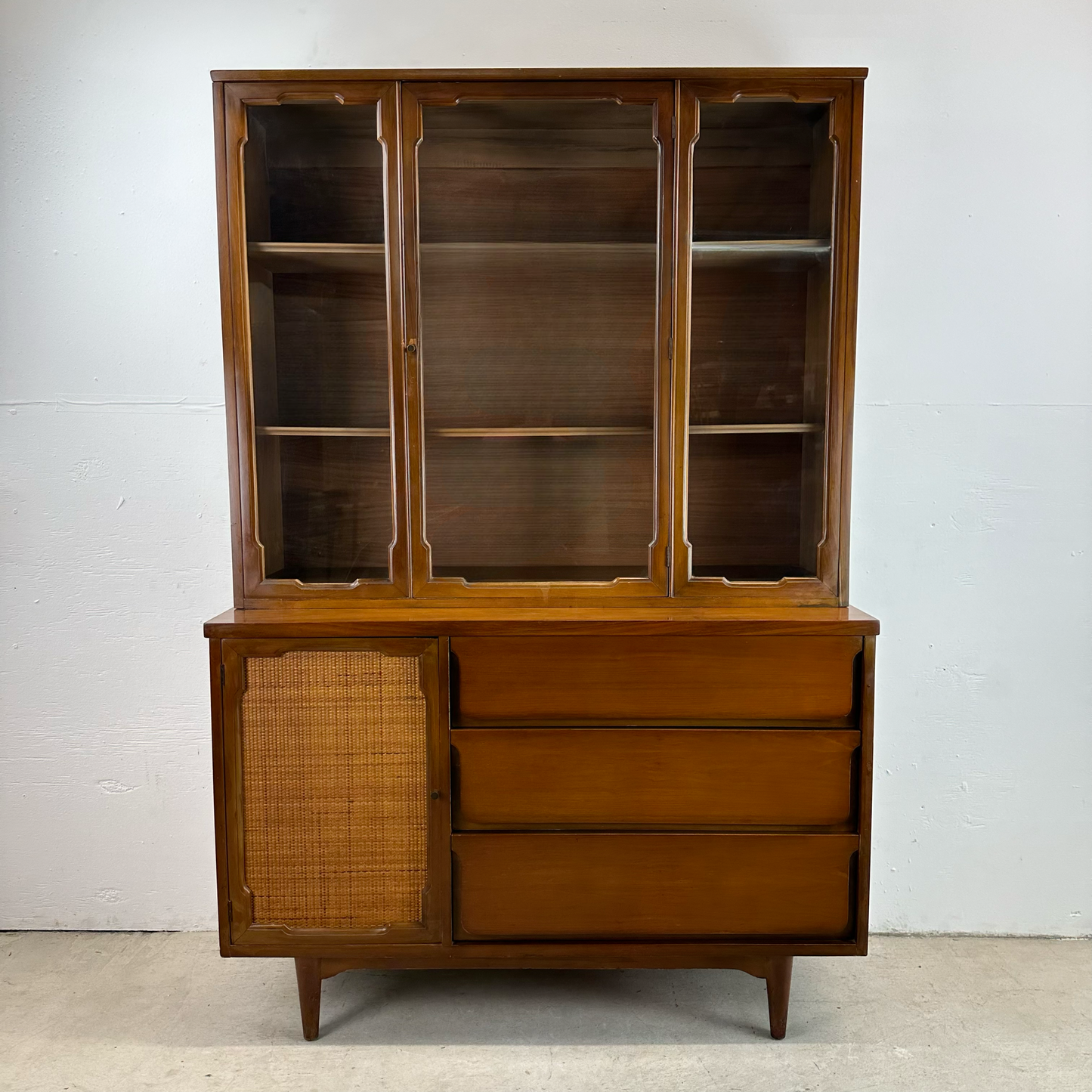 Mid-Century Sideboard With China Cabinet after Jack Cartwright