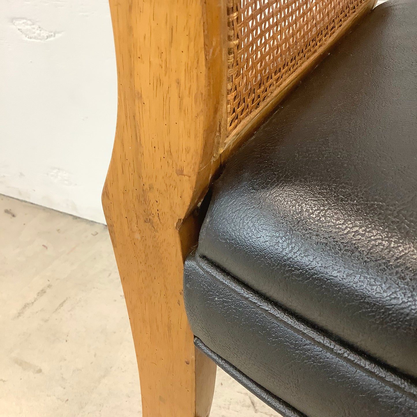 Vintage Cane Back Dining Chairs- 4