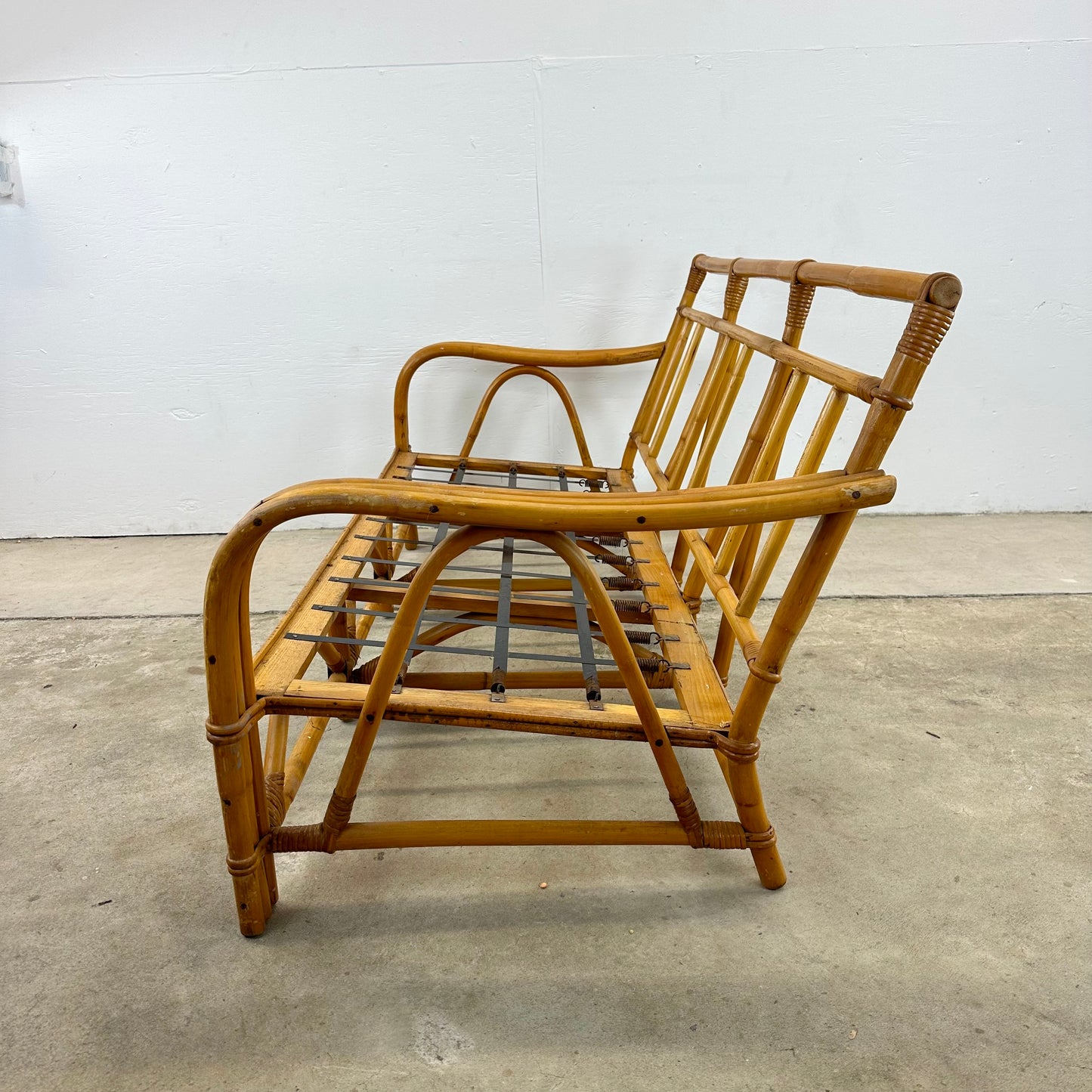 Vintage Bamboo Sofa Frame
