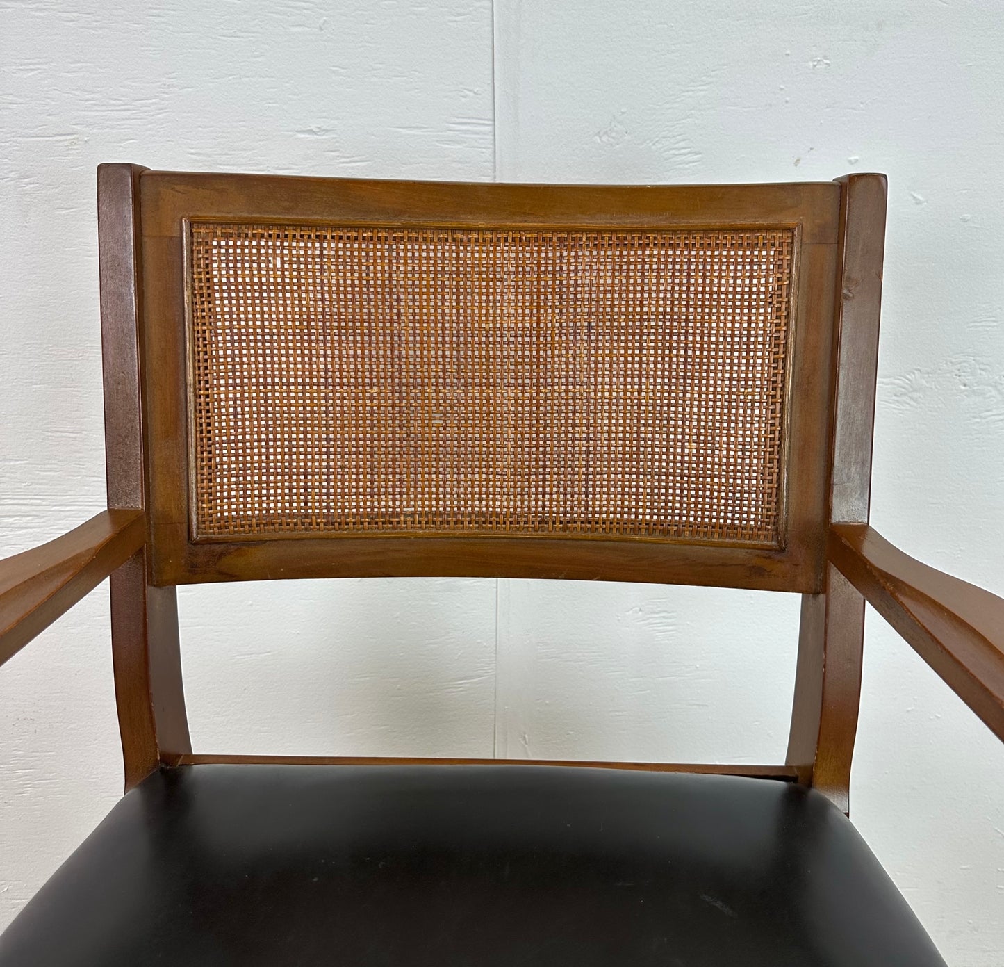 Mid-Century Cane Back Dining Chairs after Jens Risom