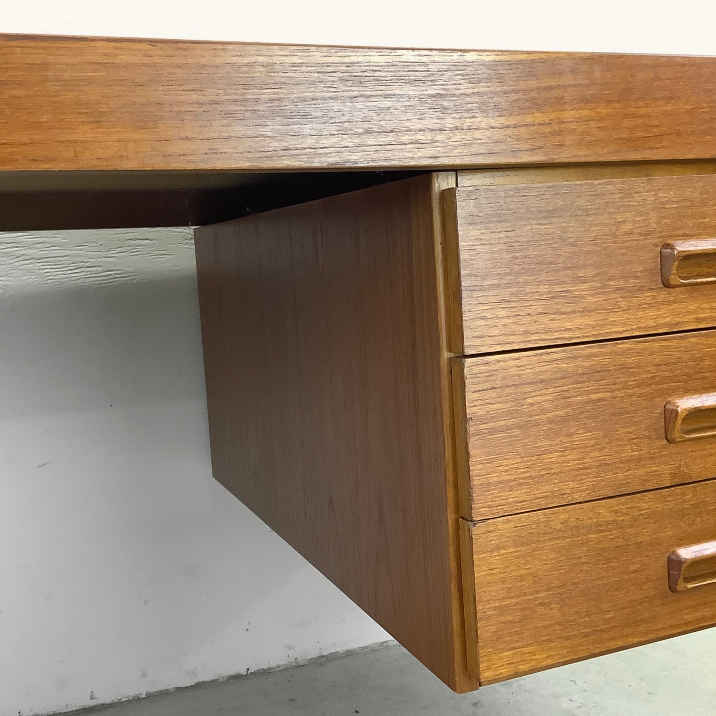 Scandinavian Modern Teak Office Desk
