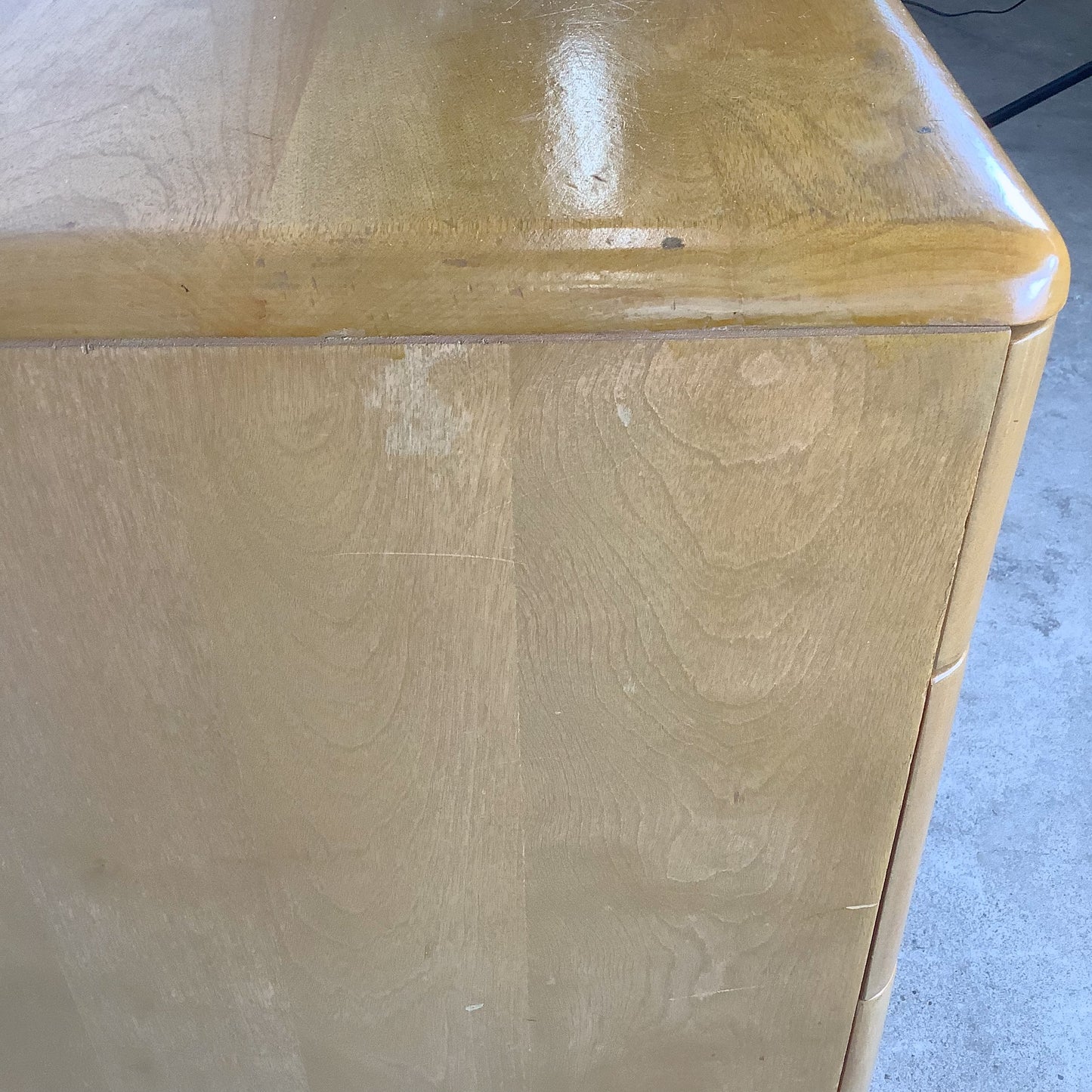 Heywood-Wakefield Wheat 6-Drawer Desk by Alexis de Sakhnoffsky