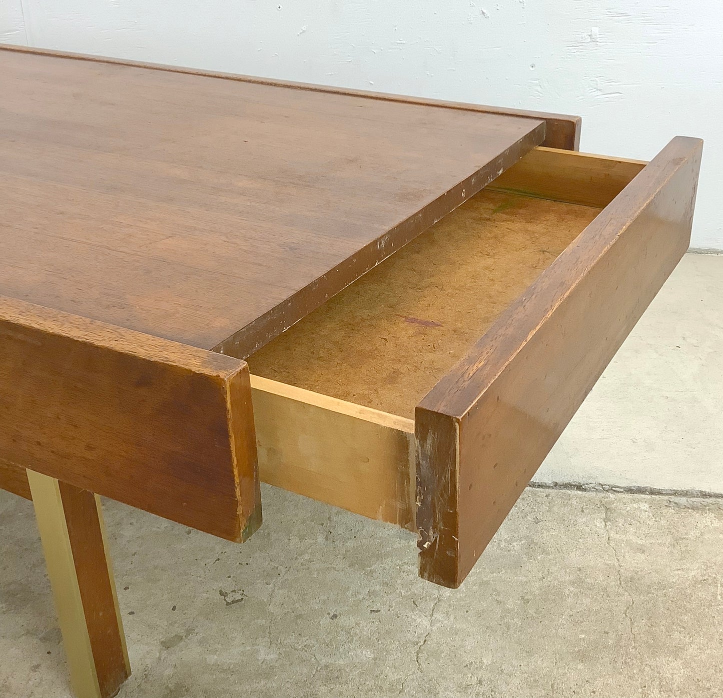 Mid-Century Coffee Table With Drawer- American of Martinsville by Merton Gershun
