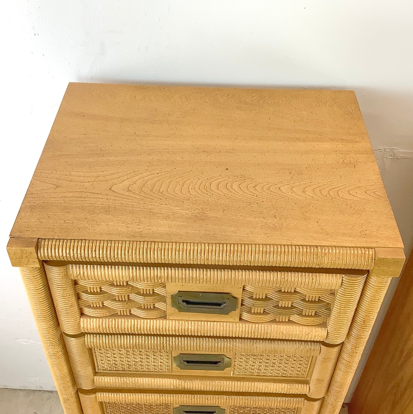 Pair Vintage Coastal Lingerie Chests by Dixie