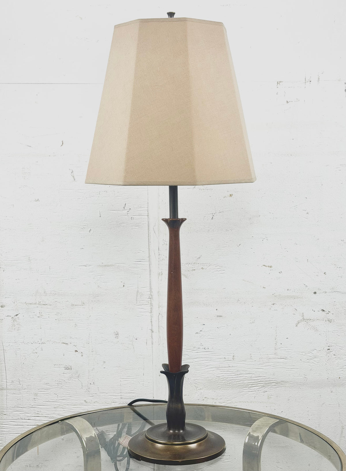 1960s Mid-Century Modern Sculptural Table Lamp