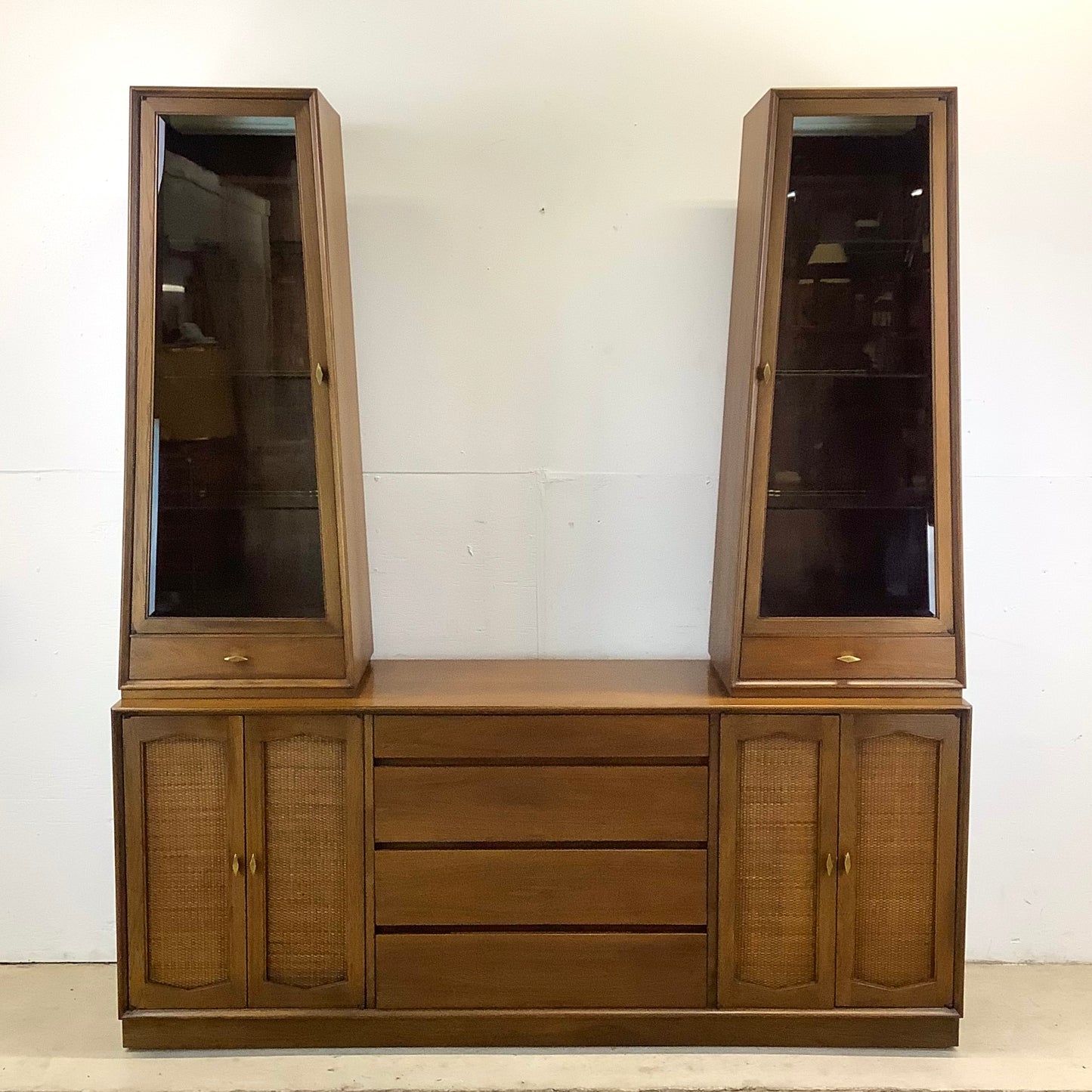 Mid-Century Sideboard With Display Toppers by R-Way