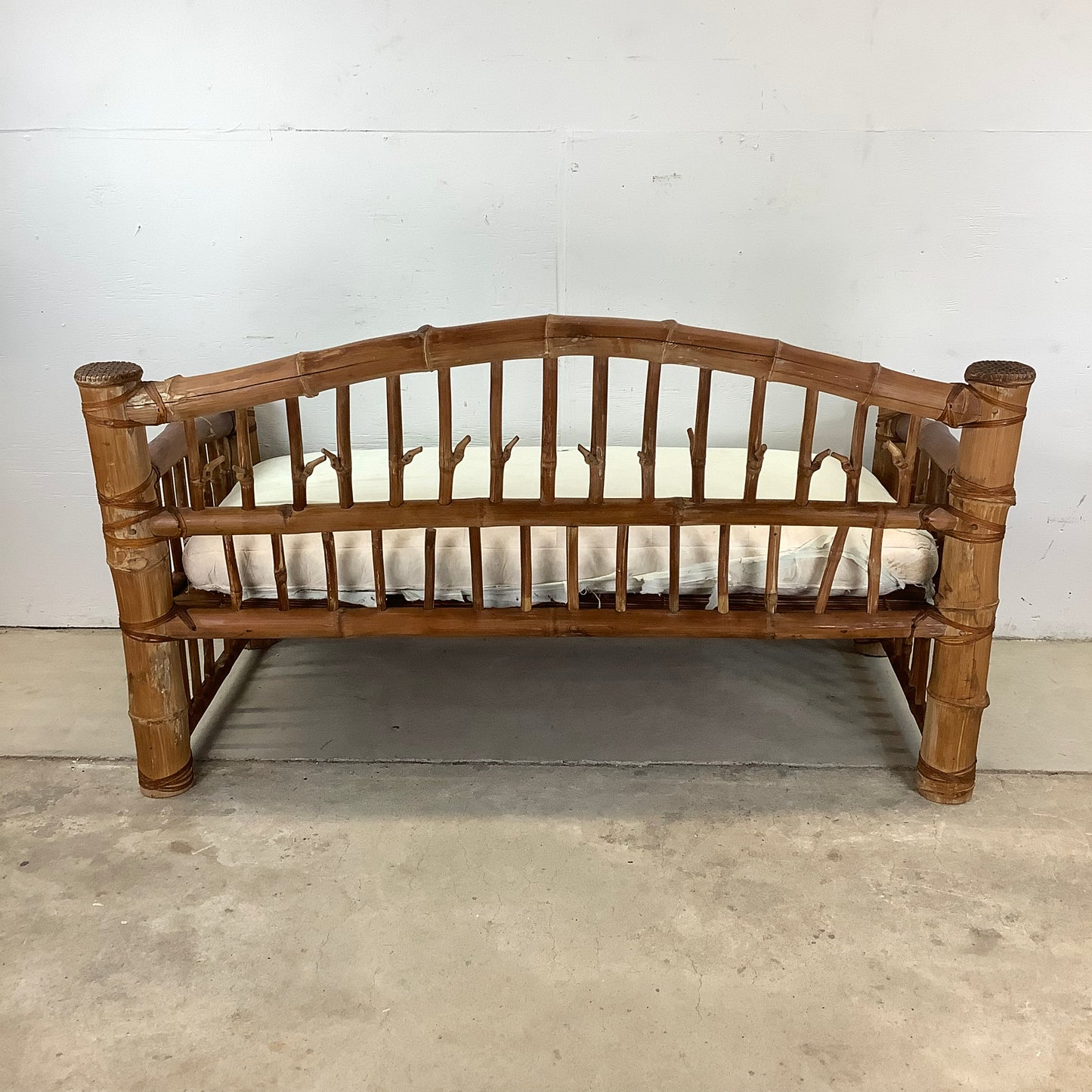 Hollywood Regency Bamboo Sofa or Daybed