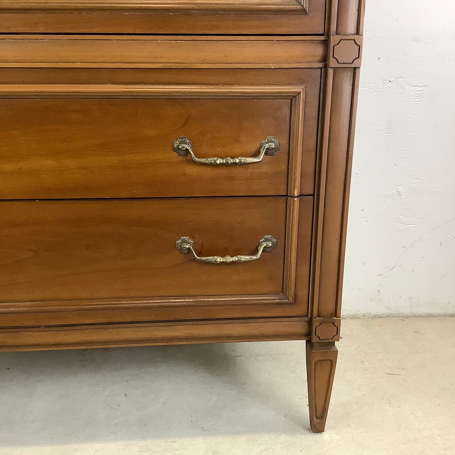 Neoclassical Walnut Chest of Drawers