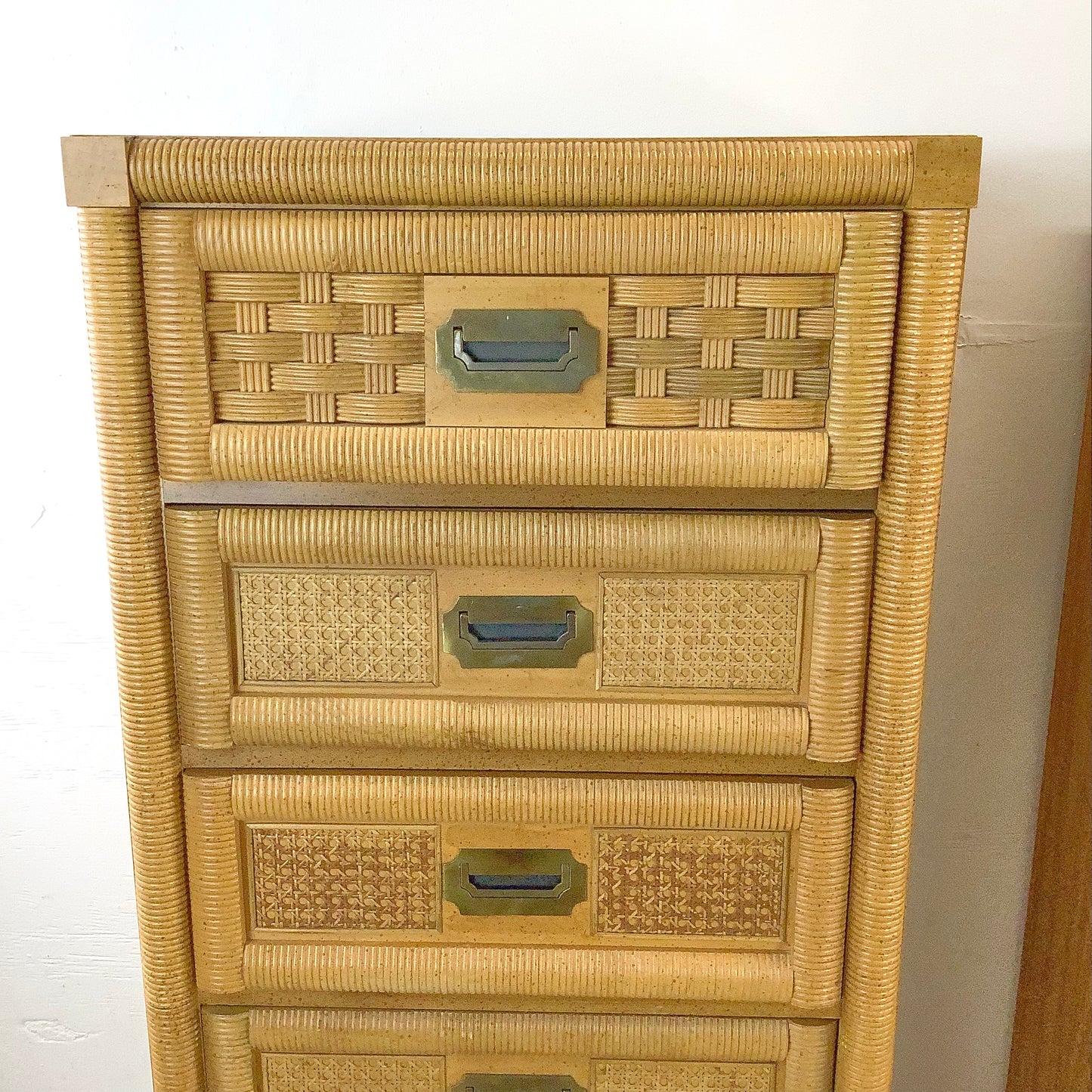 Pair Vintage Coastal Lingerie Chests by Dixie
