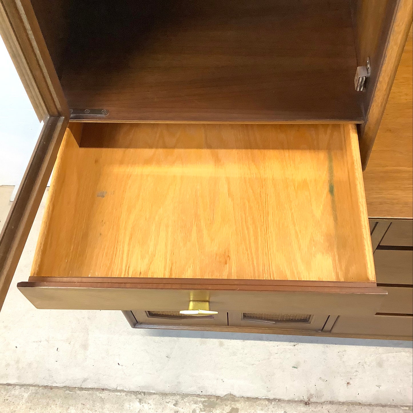 Mid-Century Sideboard With Display Toppers by R-Way