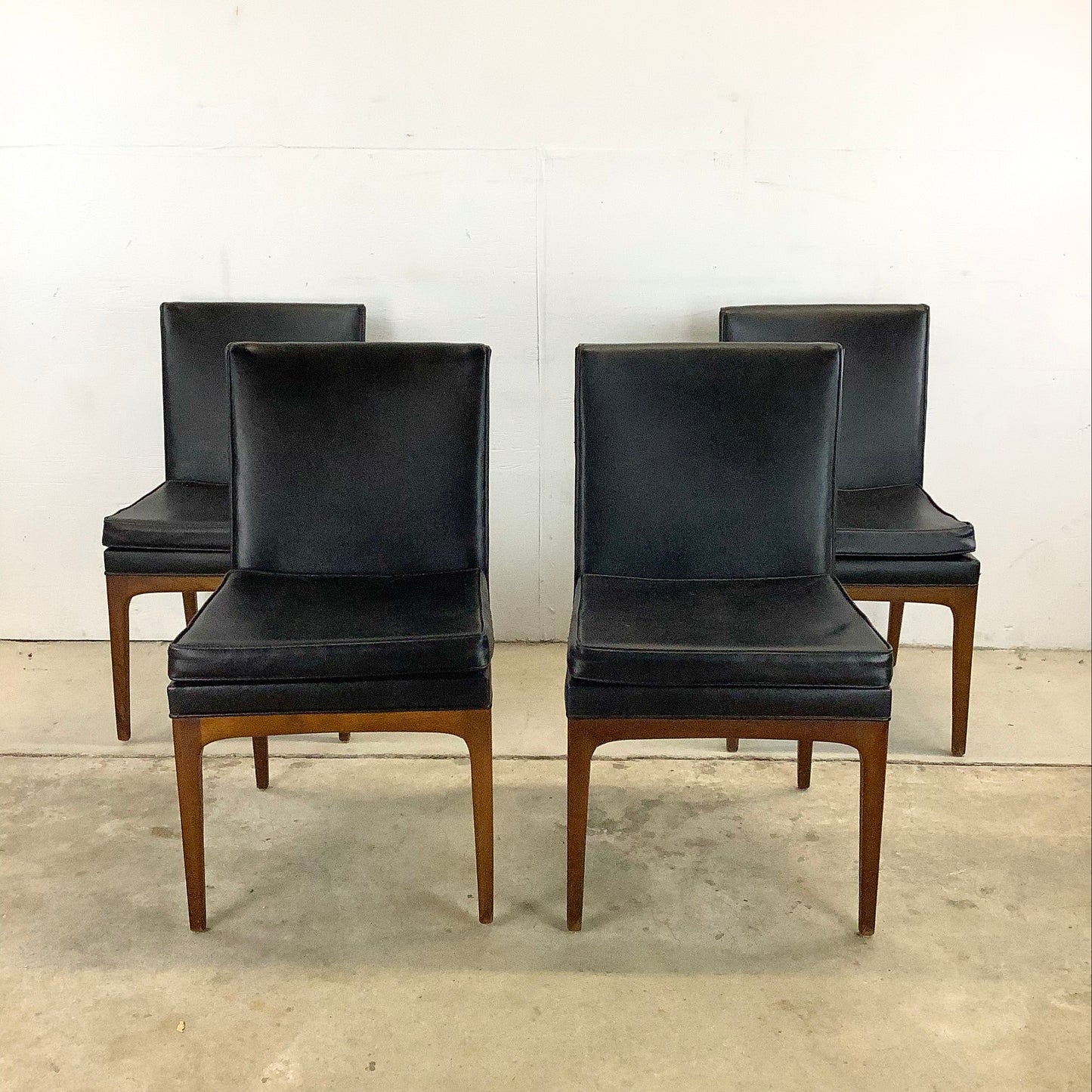 Vintage Modern Dining Chairs- Set of Four