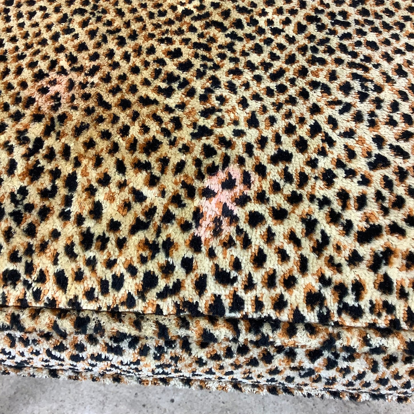Vintage Modern Klismos Chair in Leopard Print attributed T.H. Robsjohn-Gibbings