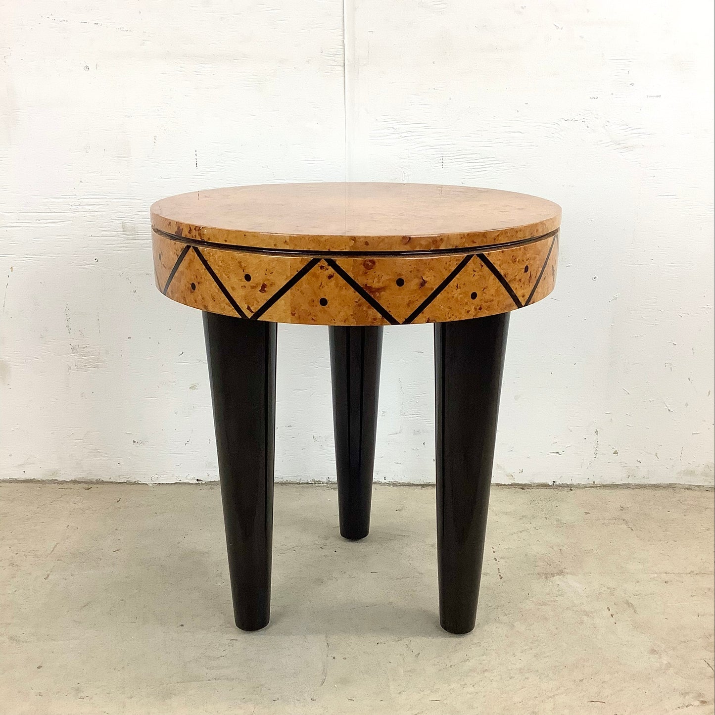 Vintage Modern End Table with Drawer