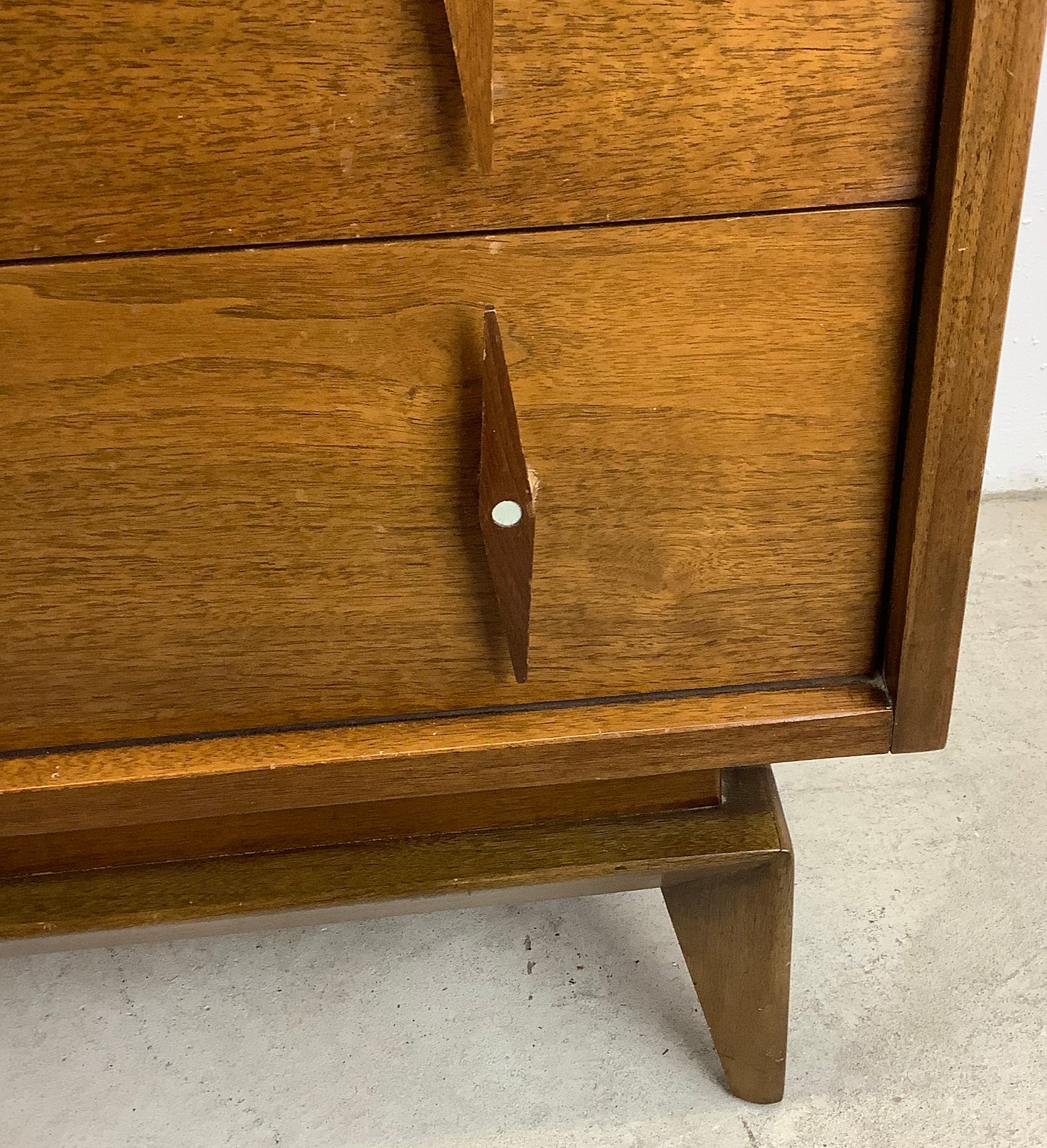 Mid-Century Five Drawer Highboy Dresser from American of Martinsville