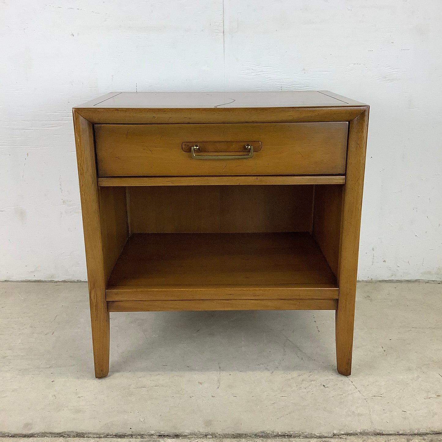 Mid-Century Single Drawer Nightstand by Drexel