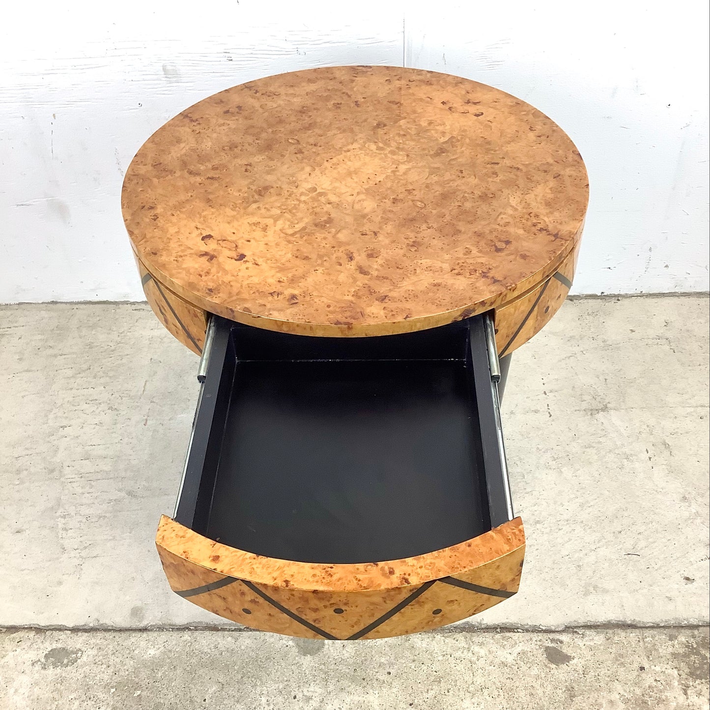 Vintage Modern End Table with Drawer