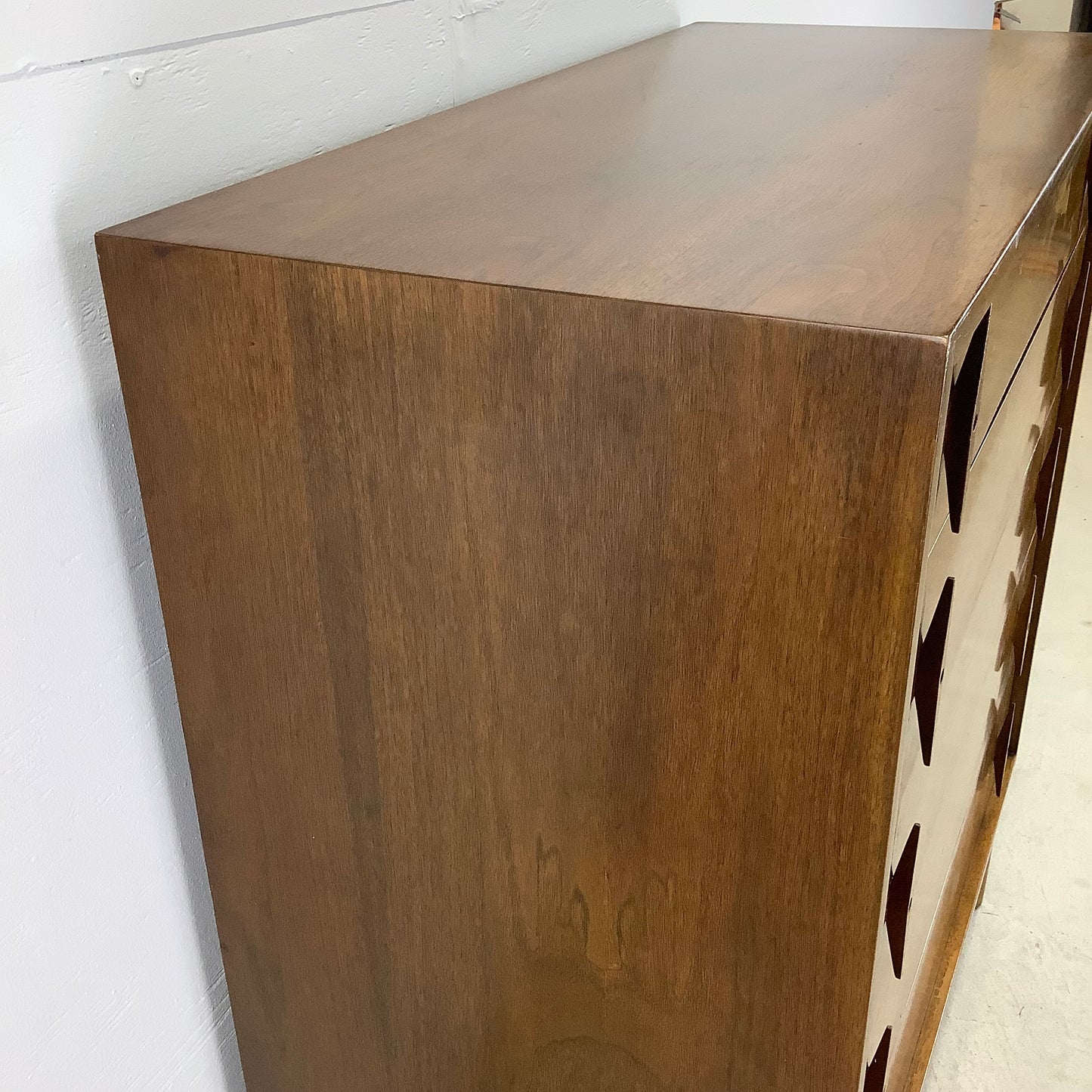 Mid-Century Five Drawer Highboy Dresser from American of Martinsville