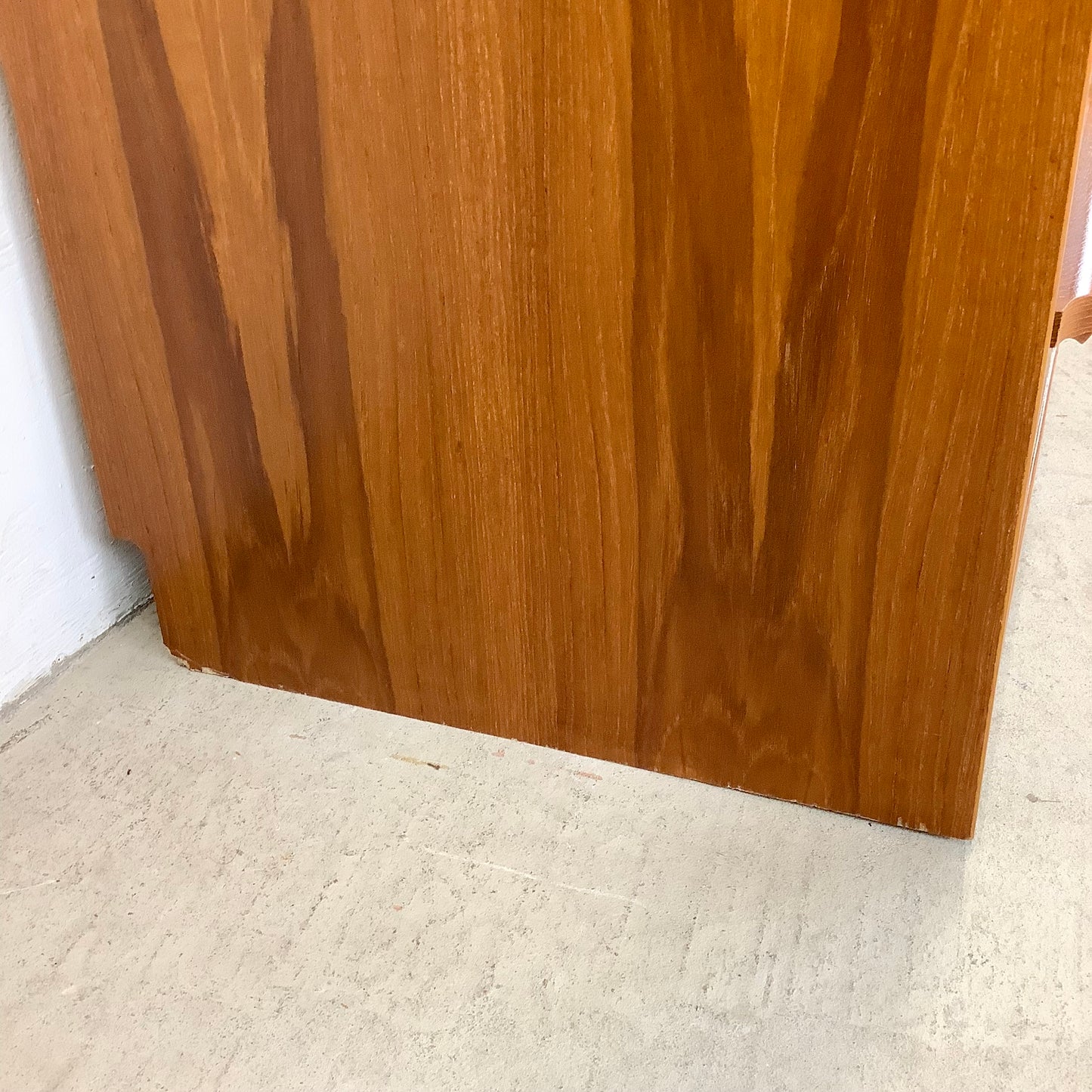 Vintage Teak Rolltop Secretary Desk- Danish Modern Style
