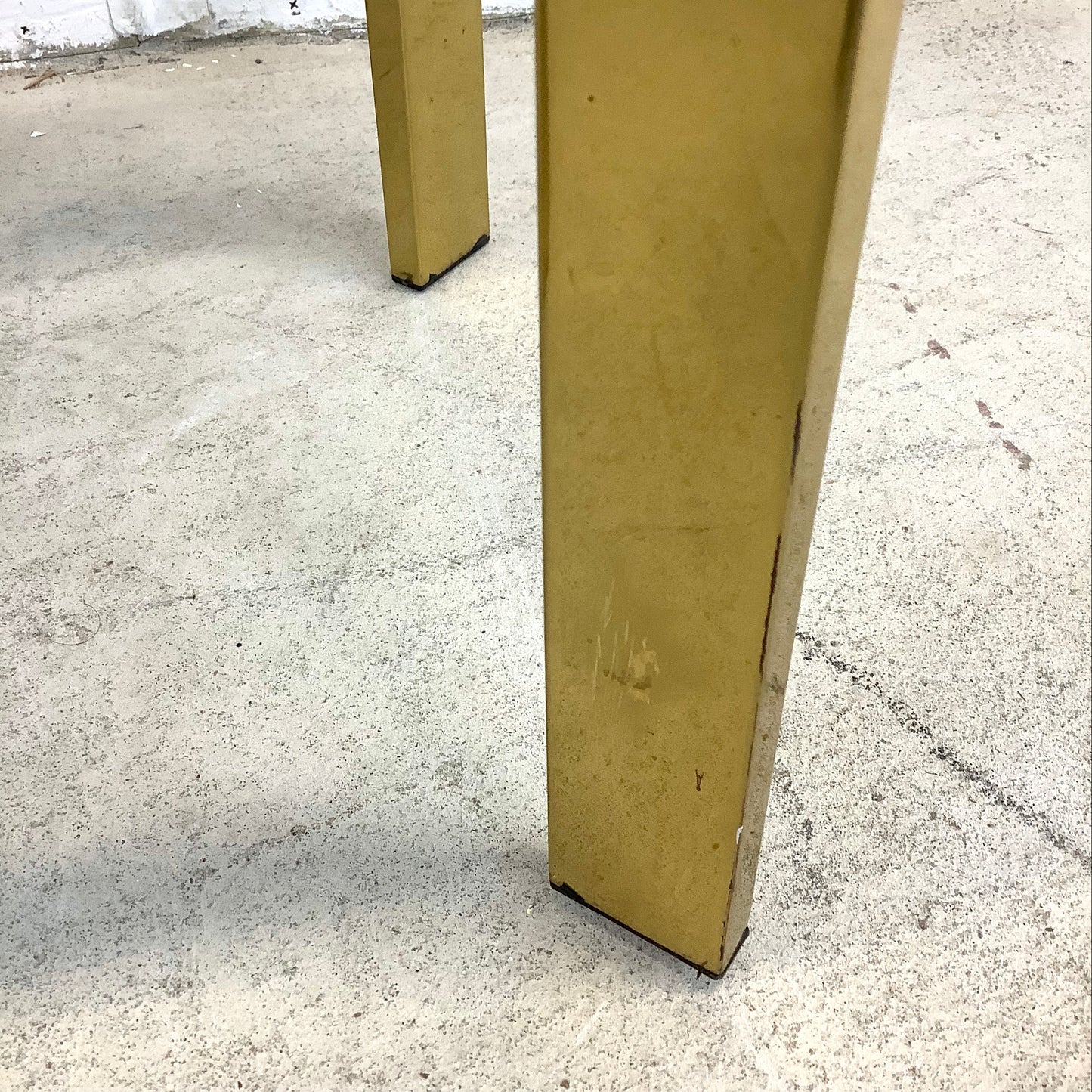 Mid-Century Brass Vanity Stool