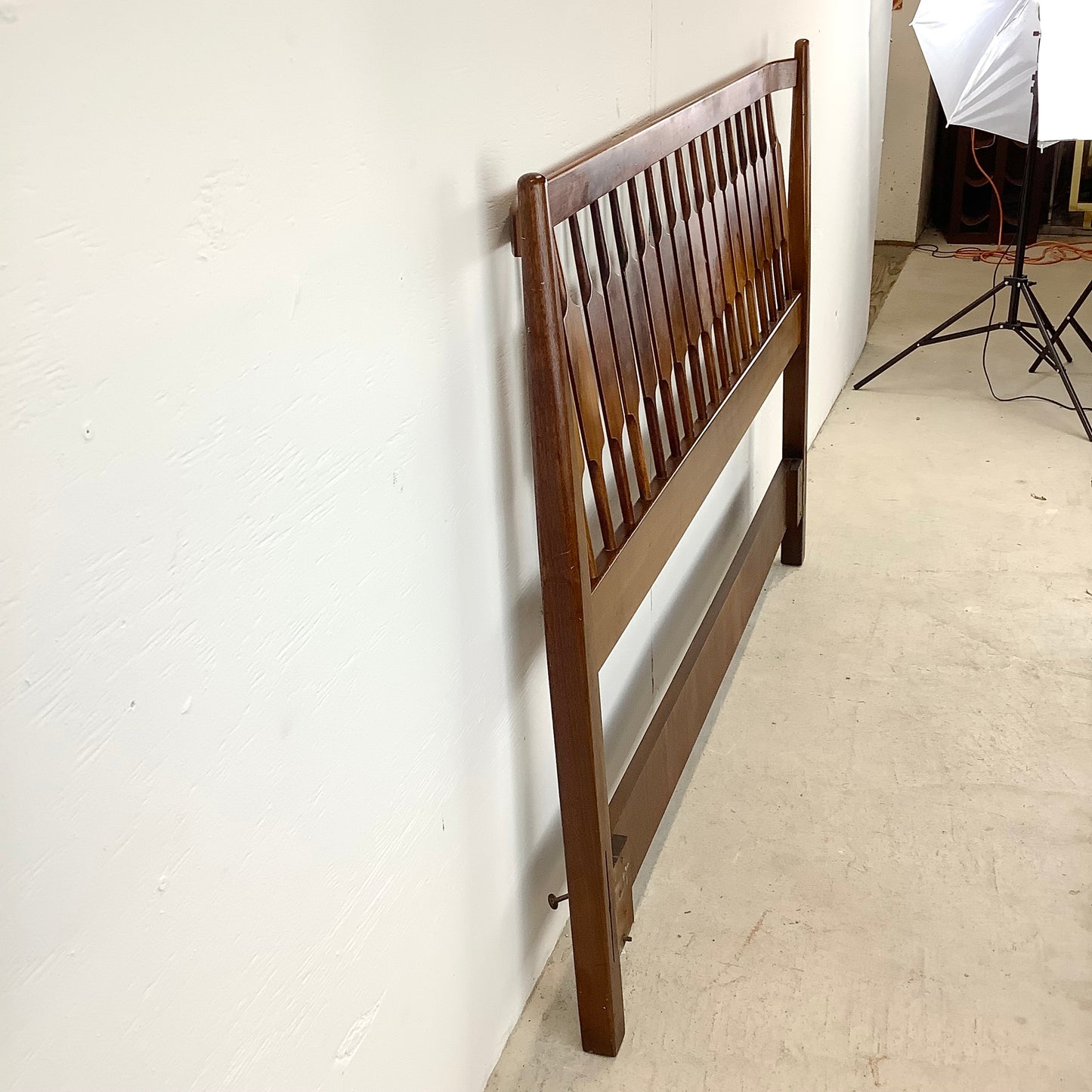 Mid-Century Walnut Headboard attr. Kipp Stewart- full size