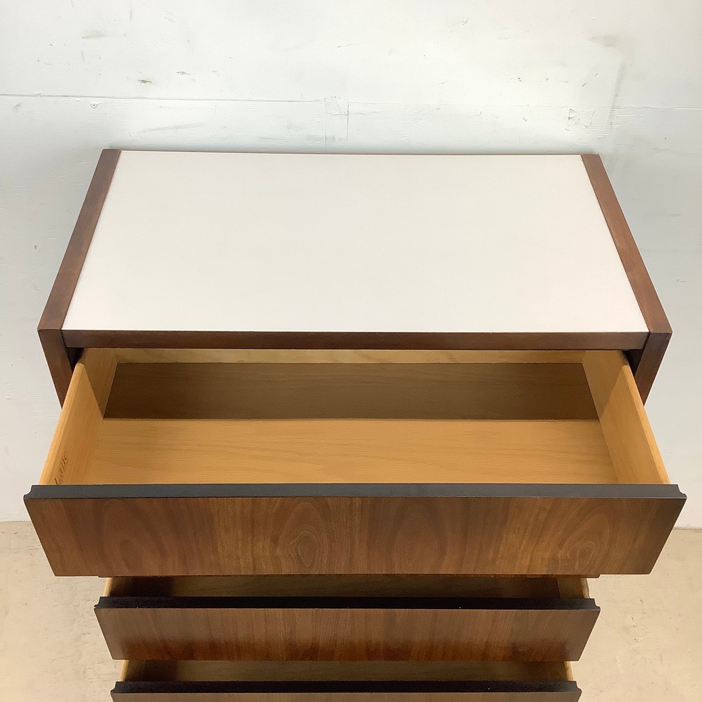 Vintage Modern Highboy Dresser by Lane Furniture