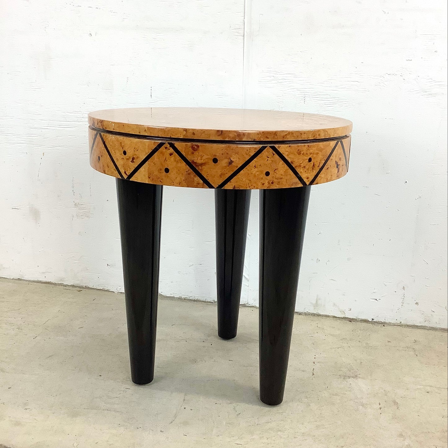 Vintage Modern End Table with Drawer