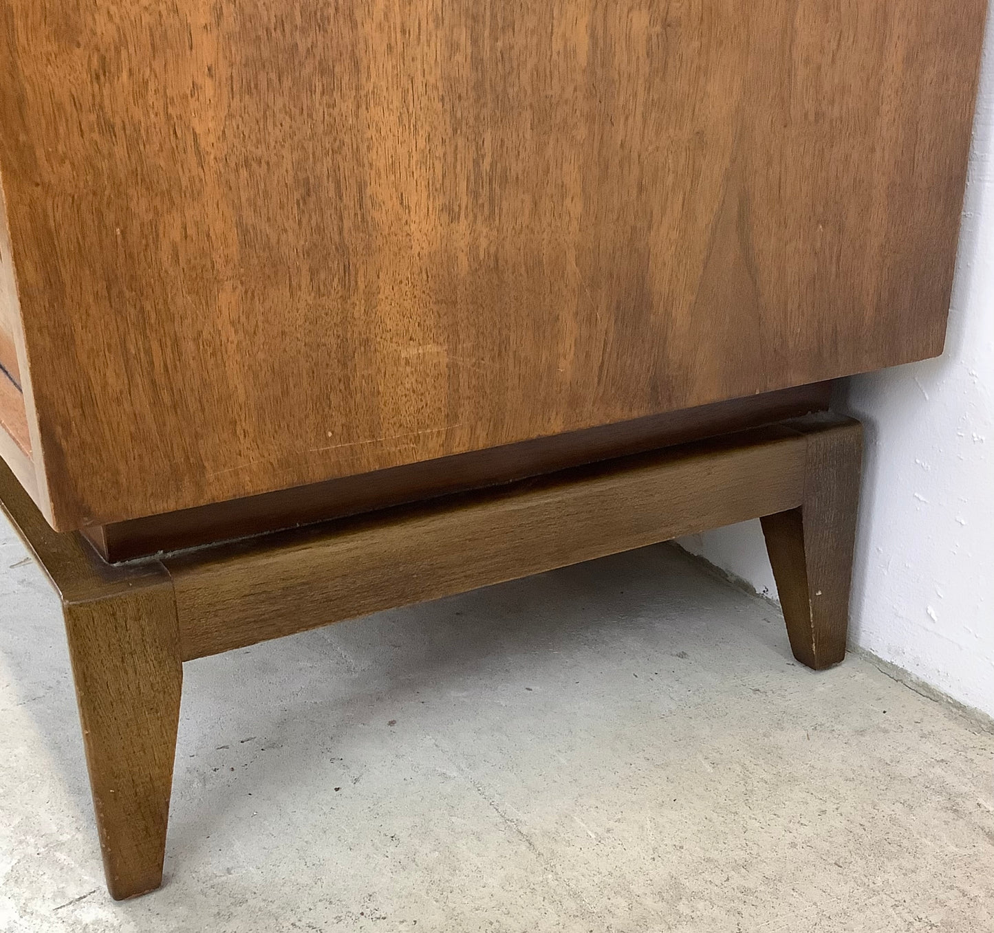 Mid-Century Five Drawer Highboy Dresser from American of Martinsville