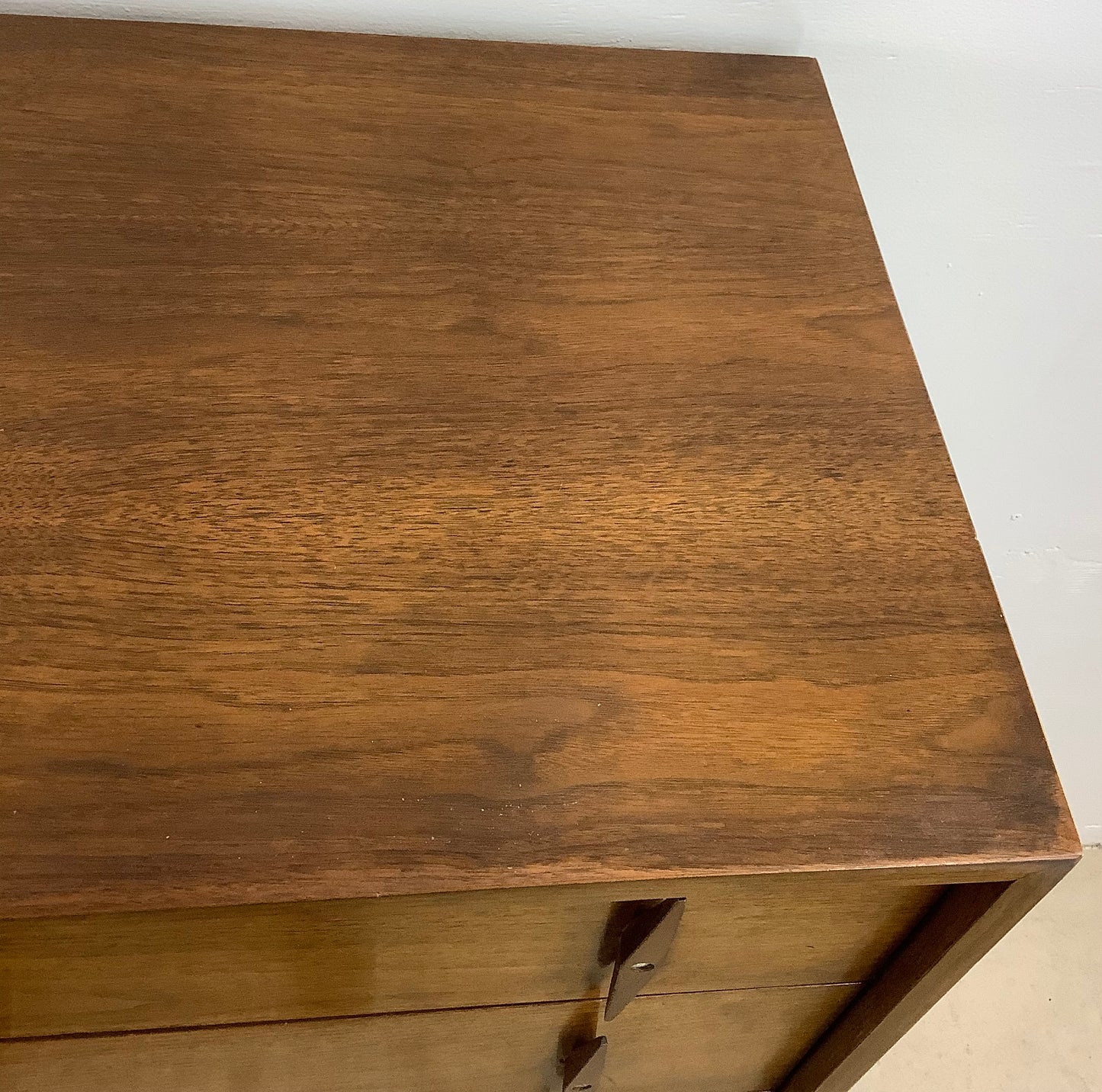 Mid-Century Five Drawer Highboy Dresser from American of Martinsville