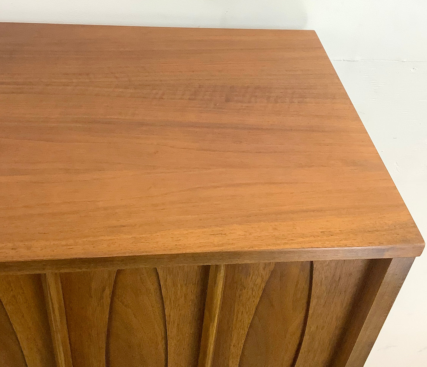 Mid-Century Kent Coffey Style Walnut Highboy Dresser