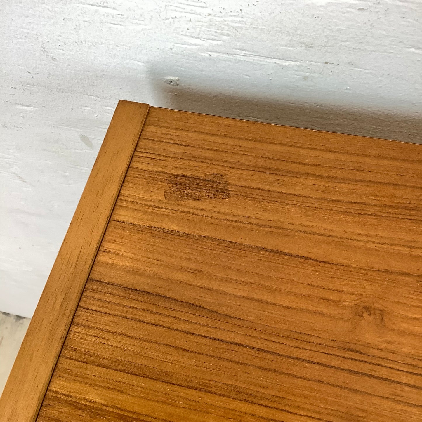 Vintage Teak Rolltop Secretary Desk- Danish Modern Style