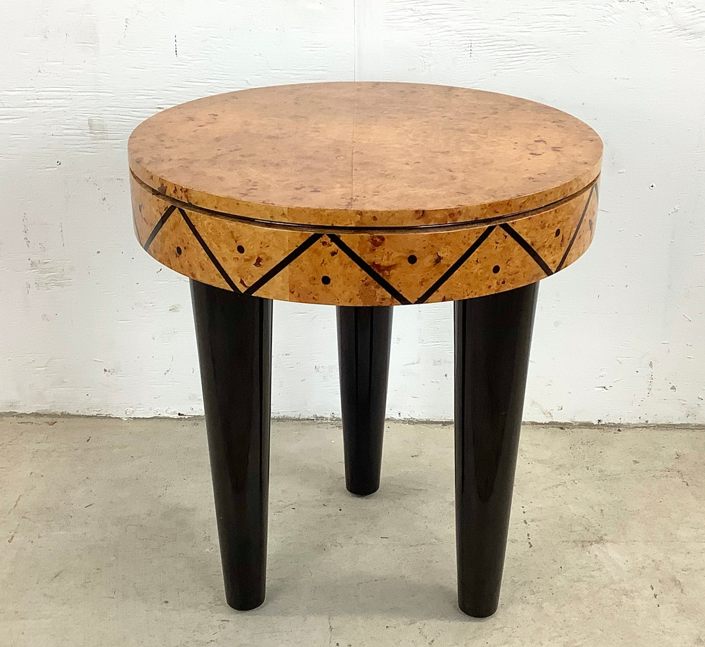 Vintage Modern End Table with Drawer