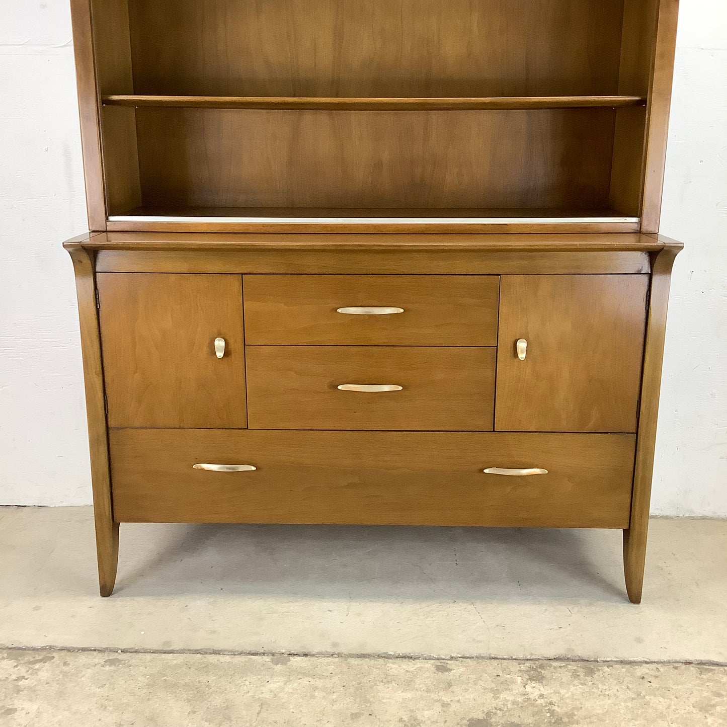 Vintage Sideboard With Display Topper- John Van Koert for Drexel Profile Line
