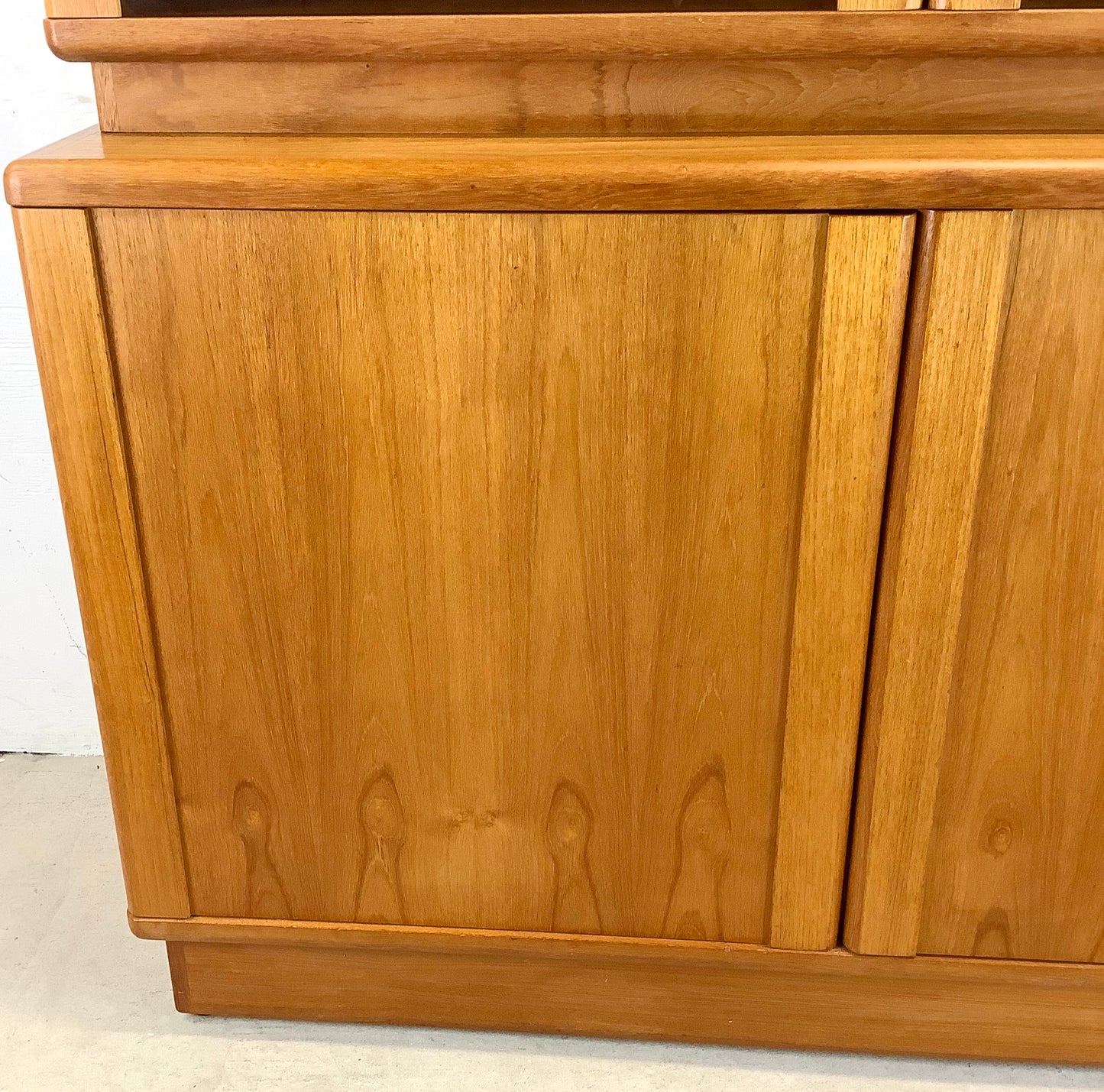 Vintage Modern Teak Display Hutch From Nordic Furniture