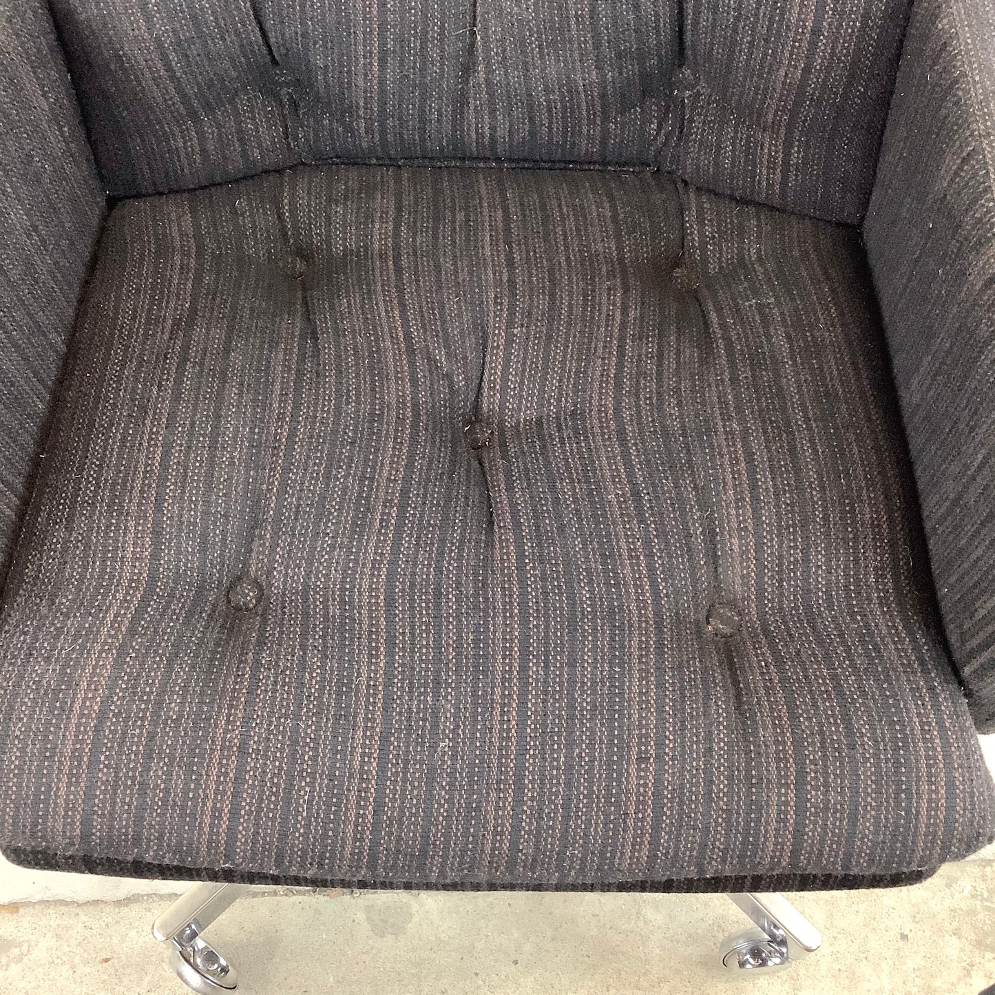 Mid-Century Modern Rolling Desk Chair