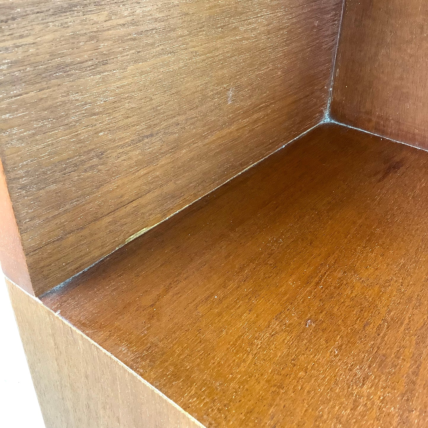 Large Two-Tier Sculptural Mid-Century Nightstand by Phenix