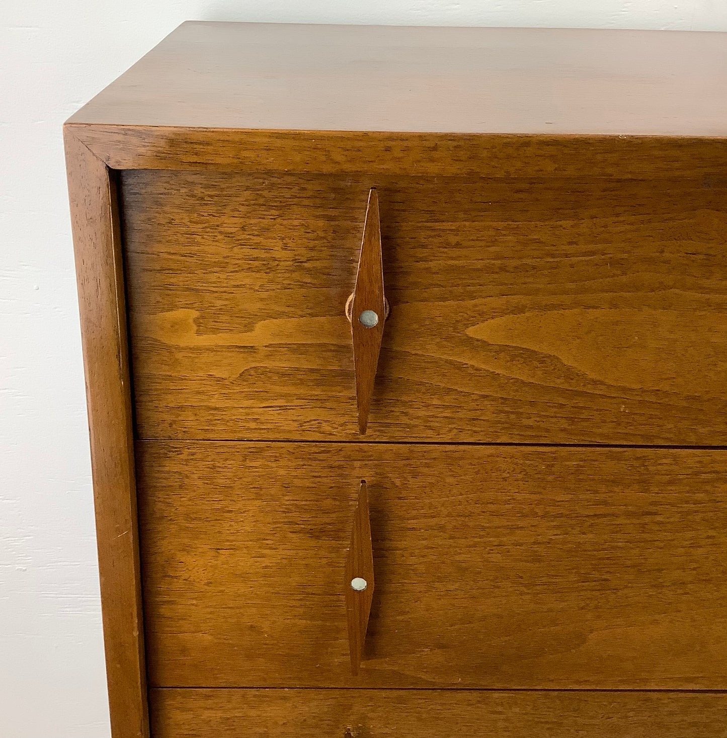 Mid-Century Five Drawer Highboy Dresser from American of Martinsville