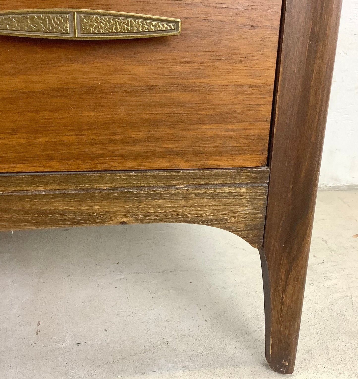 Mid-Century Kent Coffey Style Walnut Highboy Dresser